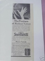 1915 Ad O&#39;Brien&#39;s Liquid Velvet, The O&#39;Brien Varnish Co - £6.24 GBP