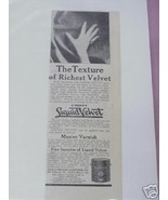 1915 Ad O&#39;Brien&#39;s Liquid Velvet, The O&#39;Brien Varnish Co - €6,89 EUR