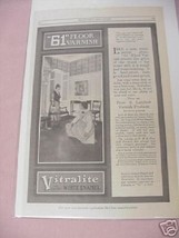 1915 Vitralite 61 Floor Varnish Ad Pratt &amp; Lambert - £6.24 GBP