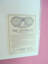 1917 Ad The Autoglas Goggle-F. A. Hardy &amp; Co. Chicago - $7.99