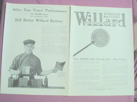 1917 Ad Willard Storage Battery Company, Cleveland - $7.99