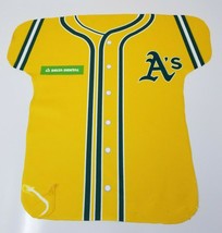 Oakland A&#39;s Support Rally Towel Old Style Uniform Shirts Yellow Green Imperfect - £9.09 GBP