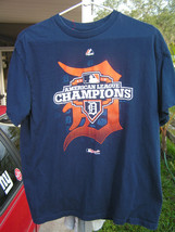 Detroit Tigers 2012 AL Champions Men&#39;s Large Shirt - £8.85 GBP