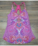 Antonio Melani Size Small UNDERWIRE HALTERKINI Paisley Tankini New Swim Top - $88.11