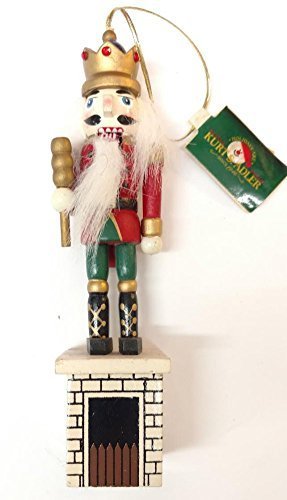 Kurt Adler Wood Nutcracker Figurine Ornaments (King) - $17.33