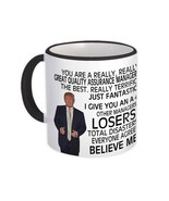 QUALITY ASSURANCE MANAGER Funny Trump : Gift Mug Great Birthday Christma... - $21.69 CAD+