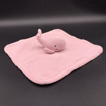 Peacock Alley Lovey Whale Security Blanket Knit Plush Pink - £7.71 GBP