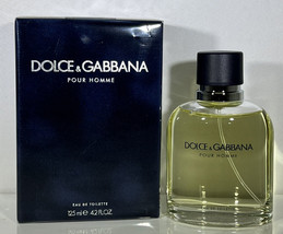 Dolce &amp; Gabbana Pour Homme 4.2oz Men&#39;s Eau de Toilette Spray New Boxed - $49.50