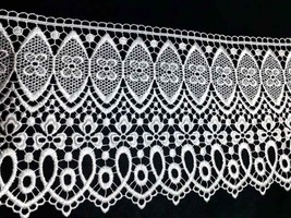 Lace Macrame Ribbon High 15 Cm Sweet Trims 4G4264AC Trimming Edge - £2.50 GBP