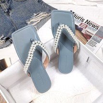 Zar a The new summer women flat slippers fashion trend designer  square toe clip - £30.73 GBP