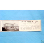 1927 Ad Rosebrook Inn, Twin Mountain, N. H. - $10.96 CAD