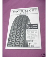 1923 Vacuum Cup Tires Ad Pennsylvania Rubber Company - $10.96 CAD