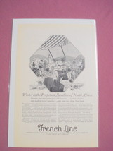 1920s French Line Ad &quot;Winter In North Africa&quot; - $7.99