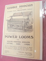 1924 Ad George Hodgson Ltd., Bradford, England U.K. - $150.98 MXN