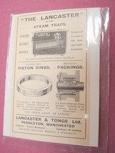 1924 Ad Lancaster &amp; Tonge Ltd, Manchester, England U.K. - £6.28 GBP