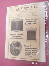 1924 Ad William Ayrton &amp; Co. Manchester, England U.K. - $150.98 MXN