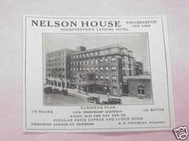 1927 Hotel Ad Nelson House, Poughkeepsie, N. Y. - £6.29 GBP