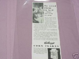 1930 Kellogg's Corn Flakes Ad - $7.99