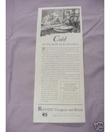 1936 Ad Revere Copper and Brass, Inc. For Refrigerators - $7.99