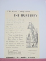 1939 Ad The Burberry Overcoat - $7.99