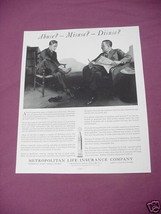 1937 Ad Metropolitan Life Insurance Company - £6.16 GBP