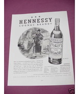 1937 Hennessy Cognac Brandy Ad - $145.66 MXN