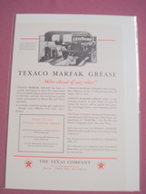 1930 Texaco Marfak Grease Ad - $7.99