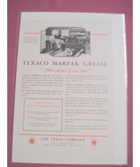 1930 Texaco Marfak Grease Ad - $7.99