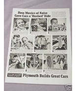 1937 Automobile Ad Plymouth Builds Great Cars - $13.77 CAD