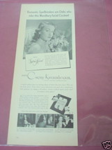 1940 Woodbury Facial Soap Ad With Miss Sylvia Kissel - $7.99