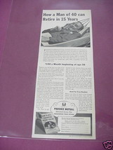 1940 Ad Phoenix Mutual Life Insurance Company, Hartford - $7.99