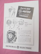 1949 Ad G-E Trident Exposure Meter General Electric - £6.25 GBP