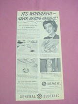 1948 G.E. Ad General Electric Disposall - £6.25 GBP