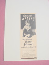 1940&#39;s Ad Pepto-Bismol Stomach Upset? - $7.99