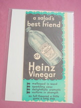 1940&#39;s/50&#39;s Heinz Distilled White Vinegar Ad - £6.27 GBP