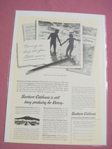 1945 Southern California Vacation Planning Ad - £6.31 GBP