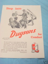 1945 South Africa Ad Dugson Clothing Manufacturers - $9.99