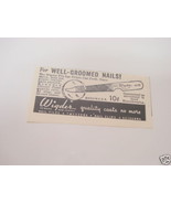 1940 Ad The Wigder File For Well-Groomed Nails - $10.95 CAD