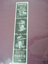 1940 Portis Men&#39;s Hats Ad Portis Bros. Hat Co., Chicago - £6.38 GBP