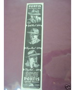 1940 Portis Men&#39;s Hats Ad Portis Bros. Hat Co., Chicago - $10.95 CAD
