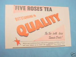 1945 South Africa Ad Five Roses Tea - £6.38 GBP