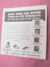 1949 Ad Time-O-Lite Products, Industrial Timer Corp. - £6.28 GBP