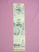 1940s/50s Ad Vitalis Hair The 60-Second Workout - $7.99