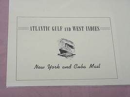 1950 Ad Atlantic Gulf and West Indies Shipping - $7.99