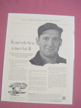 1951 Bell Telephone System Ad Lineman Saves Boy's Life - $7.99