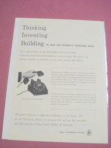 1951 Bell Telephone System Ad Thinking Inventing - $7.99