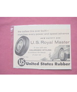 1956 Ad United States Rubber Tires U. S. Royal Master - $11.03 CAD