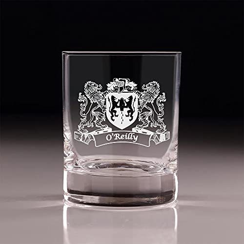 O'Reilly Irish Coat of Arms Old Fashioned Tumblers - Set of 4