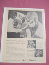1956 Ad Bell & Howell 70-DR 8mm Movie Projector - $7.99