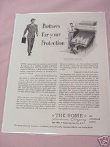 1950 Ad The Home Insurance Company New York, New York - £6.26 GBP